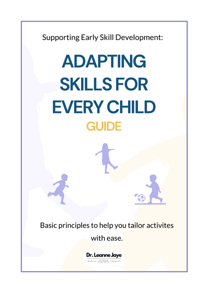 Adapting Skills for Every Child Guide