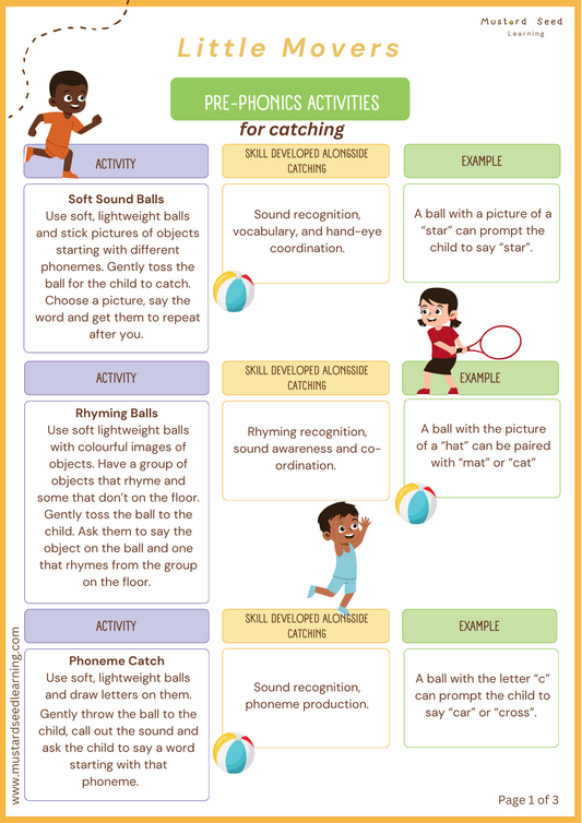Catching Activity Guide