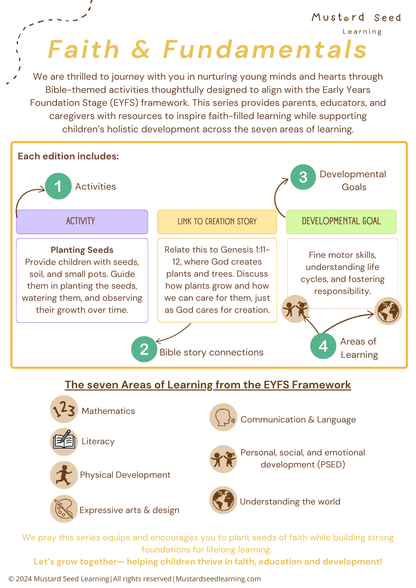 Faith & Fundamentals Activity Pack: Easter Edition