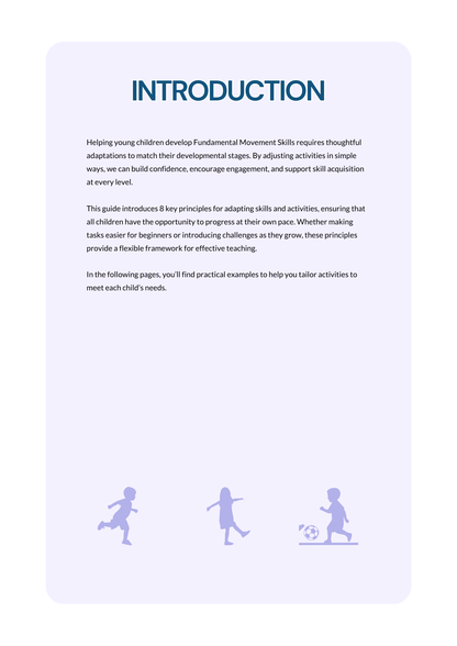 Adapting Skills for Every Child Guide