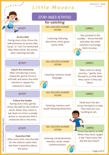 Catching Activity Guide