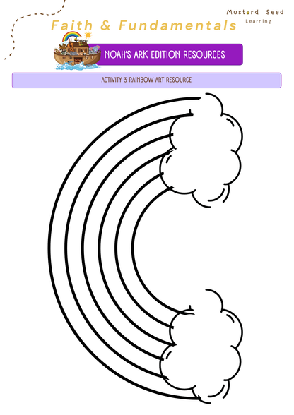 Faith & Fundamentals Activity Pack: Noah's Ark Edition