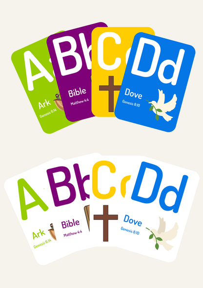 Bible Alphabet Flashcards
