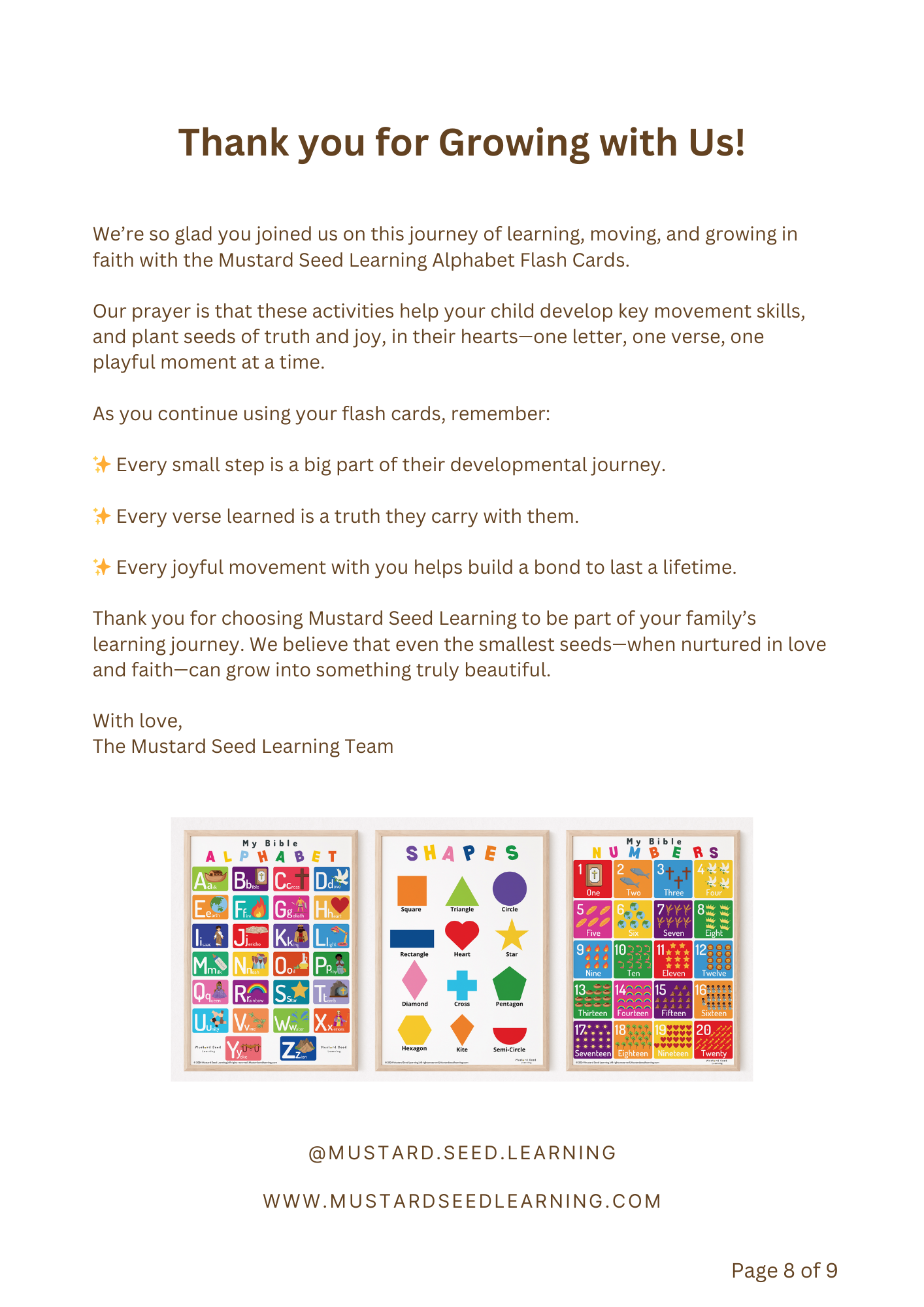 Grown & Play activity guide